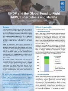 UNDP-The Global Fund Partnership