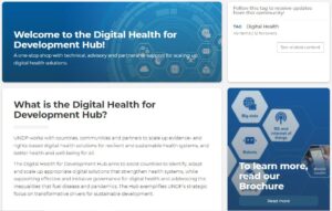 UNDP Digital Health for Development Hub
