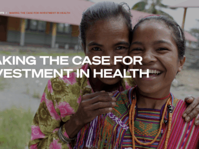 Making the Case for Investment in Health