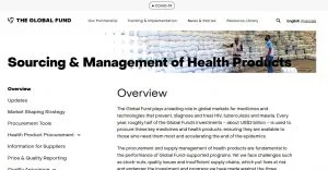 The Global Fund Procurement Policy and Procurement Regulations