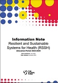 Global Fund Building Resilient and Sustainable Systems for Health (RSSH) Information Note