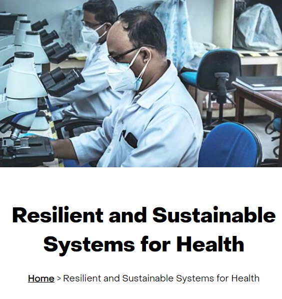 Global Fund publication: Focus on Building Resilient and Sustainable Systems for Health